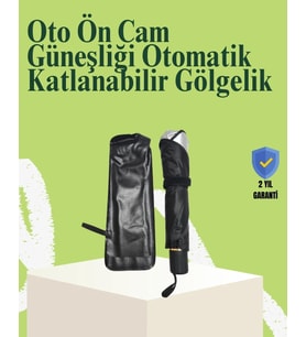 Katlanabilir Oto Güneşlik - 125x65 Cm