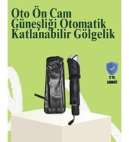 Katlanabilir Oto Güneşlik - 125x65 Cm