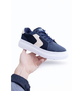 Pudra Kadın Sneaker Kalın Taban Bağcıklı Rahat Günlük Yürüyüş Spor Ayakkabı