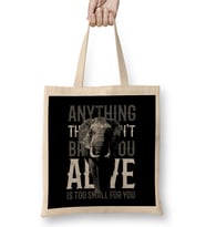 Elephant Too Small Quote Bez Çanta Uzun Saplı