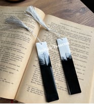 Epoksi Kitap Ayracı (Siyah - Beyaz)