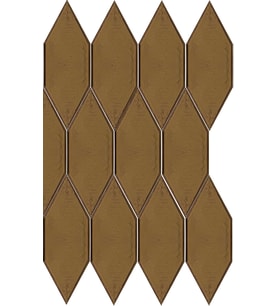 Armada Çini 05X15 Cm Düz Yaprak Bronz Seramik