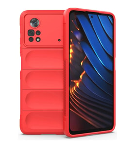 Durukar® Poco X4 Pro 5G Kılıf Optimum Silikon - Kırmızı