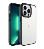 Apple iPhone 14 Pro Max Kılıf Zore Krom Kılıf (Siyah)