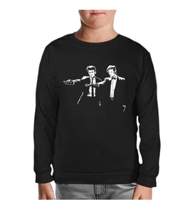 Doctor Who - Timefiction Siyah Çocuk Sweatshirt