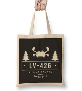 LV 426 Flying Academy Alien Bez Çanta Uzun Saplı