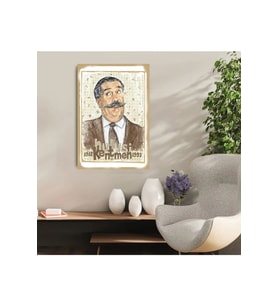 Ahşap Retro Mdf Poster , Komik Sözler , Duvar Yazıları , Manzara ,  Tarih , Edebiyat - Tbl0144