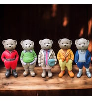 Teddy  Bear Ayıcık 5' li Takım