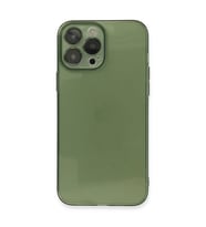 Apple İphone 13 Pro Kılıf Fly Lens Silikon - Yeşil
