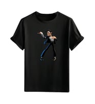 Animasyon Görselli  Unisex (Tshirt) Tişört (Siyah)