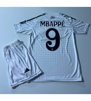 real kısa kol Kylian Mbappe Çocuk Forması 2li set