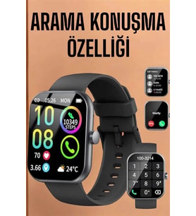 Northcity Akıllı Saat Bluetooth Bağlantılı Arama Cevaplayan Spor Saati