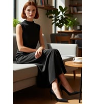 Kadınlar İçin Düz Dalgıç Kolsuz Maxi Shift Elbise Modern Ve Rahat Şıklık Sunarak Konfor Verir