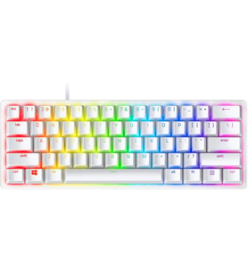 Razer Huntsman Mini Mercury (Mor Anahtar) - Opto-Mekanik Anahtarlı Kompakt% 60 Oyun Klavyesi (Pbt Tu