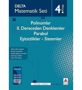 Matematik Seti 4. - Polinomlar-2. Dereceden Denklemler - Parabol - Eşitsizlikler - Sistemler