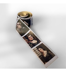 Vintage Kadın Portreleri Washi Bant / Washi Tape 5x200 cm  Scrapbook & Journal