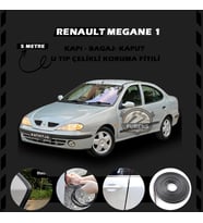 Renault Megane 1 Oto Araç Kapı Koruma Fitili 5metre Parlak Siyah Renk
