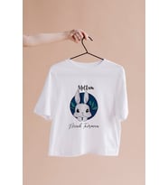 Minik Tavşanım Tasarımlı Tişört Kişiye Özel ( Unisex - Büyük - Çocuk )