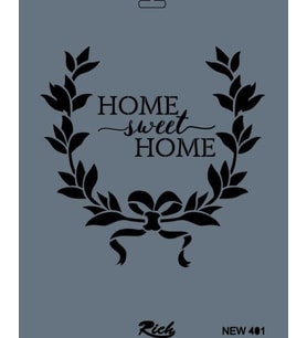 Rich New Seri N-401 Stencil 35x25 cm