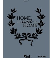 Rich New Seri N-401 Stencil 35x25 cm