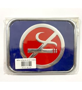 Metal Yapışkanlı Levha 11X15Cm Sigara İçilmez