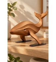Balina Dekoratif Biblo - 22cm Büyük Boy