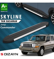 S-Dizayn Jeep Commander Skyline Aluminyum Yan Basamak 173 Cm 2006-2010 A+ Kalite