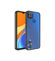 Xiaomi Redmi 9C Uyumlu Kılıf Kamera Korumalı Logo Gösteren Zore Omega Kapak