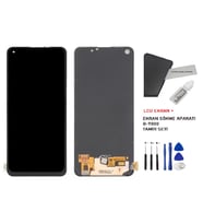 Tkgz - Oppo RENO 5 Uyumlu Lcd Ekran Dokunmatik Servis +B-7000 + TAMİR SETİ