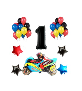 YARIŞ MOTOR TEMALI BALON SET