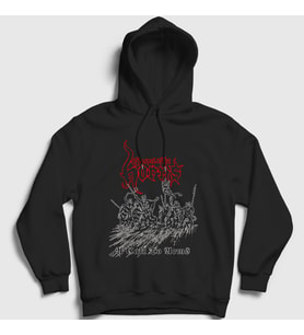Presmono Unisex Siyah A Call To Arms Gospel Of The Horns Kapüşonlu Sweatshirt 426738tt