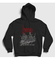 Presmono Unisex Siyah A Call To Arms Gospel Of The Horns Kapüşonlu Sweatshirt 426738tt
