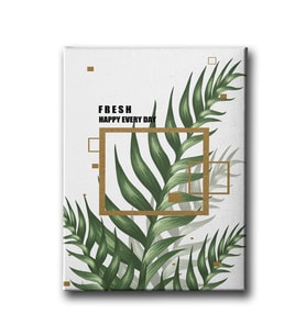 Fresh Happy Every Day Canvas Tablo MİND563