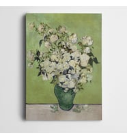 Vincent Van Gogh Vase Of Roses Kanvas Tablo