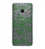 Samsung Galaxy S9  Kamera Korumalı Kapak Nostalji Desen Tasarımlı  Şeffaf  Kılıf