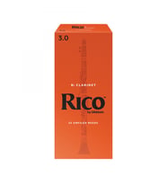 D'Addario RCA2530 Rico Bb Klarnet Kamışı No: 3.0 (Orta Seviye/Eğitim) - 25'li Paket  Eğitim Kurumları İçin Ekonomik Kutu ve Dengeli Performans
