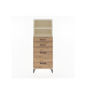 Hyperion Dolap 2 Raflı 4 Çekmeceli 60x44x163 Aytaşı-Çam