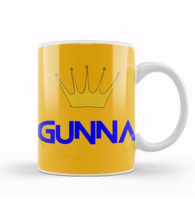 Gunna Logo Kupa Bardak Porselen