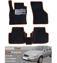FORD FİESTA (1995-2002) Uyumlu EVA Paspas Tam Set–Araca Özel,Su Geçirmez,Kolay Montaj