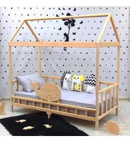 Markaawm Balina Montessori Yatak 90x190 Çocuk ve Bebek Karyola  80X130 (Karışık)