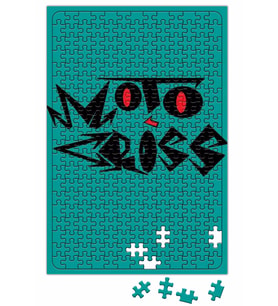 Personalizada Graffit Moto Cross Puzzle 240 Parça Yapboz
