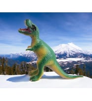 Gerçek Görünümlü Peluş Dolgulu Soft Silikon Kaplı Sesli Kükreyen Dinozor Oyuncak Büyük Boy T-Rex