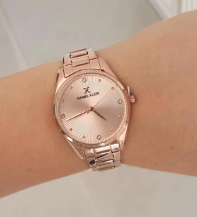 Daniel Klein Çelik Bilezik Rose Gold Kadın Kol Saati