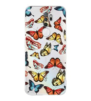PrintiFy Oppo A5 2020 ile Uyumlu Water Color 2  Kamera Korumalı Şeffaf  Kılıf