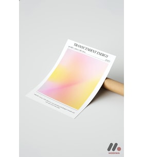 Transcendent Energy Aura, Çerçevesiz Yüksek Kalite Duvar Afişi - Kişiye Özel Hediye