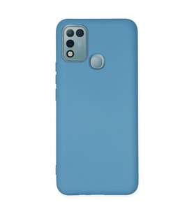 İnfinix Hot 10 Play Kılıf Nano İçi Kadife Silikon - Mavi