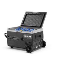 ICECO K65S 12/24Volt 65Lt Akülü/Kablolu/ Kompresörlü Tekerlekli Outdoor Oto Buzdolabı/Dondurucu (Akü Dahil Değildir)