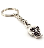 Kurukafa İskelet Kafatası Punk Gotik Metal Anahtarlık KC191