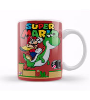 Süper  Mario E Yoshi Kupa Bardak Porselen