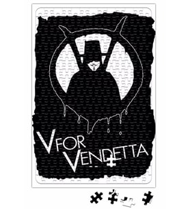 V For Vendetta Puzzle 240 Parça Yapboz